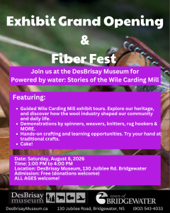 Exhibit Grand Opening & Fiber Fest
