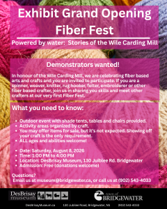 Demonstrators Wanted: Fiber Fest